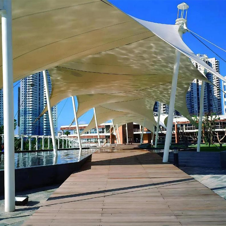 阿合奇县膜结构景观棚