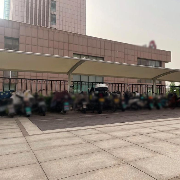 阿合奇县膜结构电动车棚