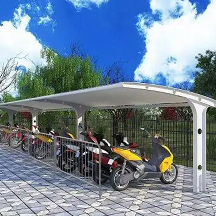 阿合奇县膜结构电动车棚